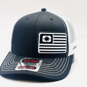 Polaris Hat Cap Men's Adjustable Gray White Adult Snapback Trucker Advertising